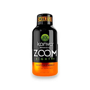 Kanva Botanicals Zoom Eighty Kratom Energy Shot 2oz